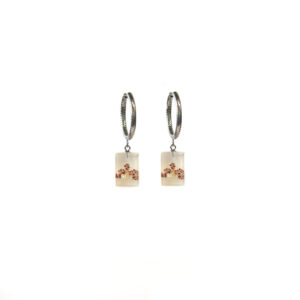 Aretes luz blancos
