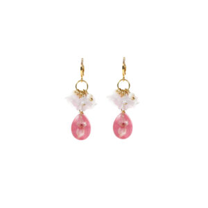 Aretes Vida rosa